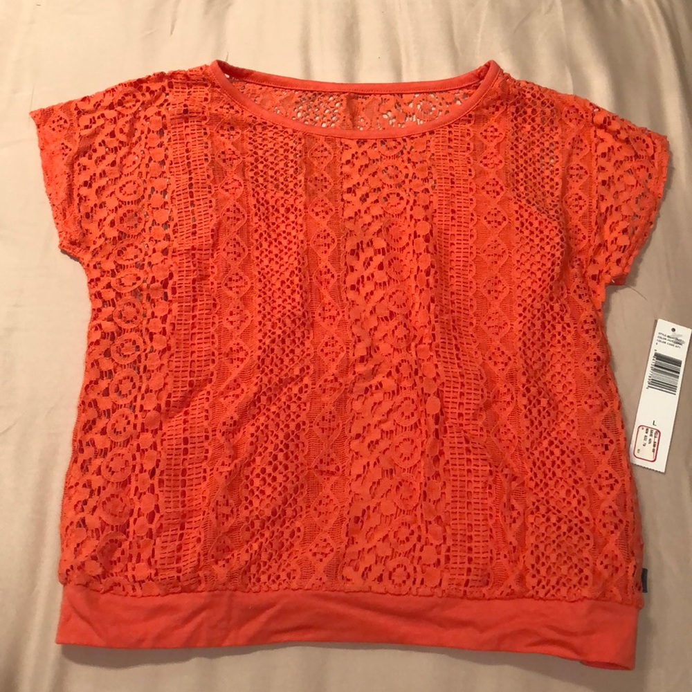 Girls lace shirt